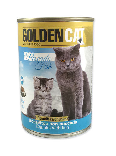 GOLDEN CAT PESCADO 415 GR (PACK 24 UNIDADES)